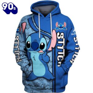 Stitch Hoodie And Leggings Set