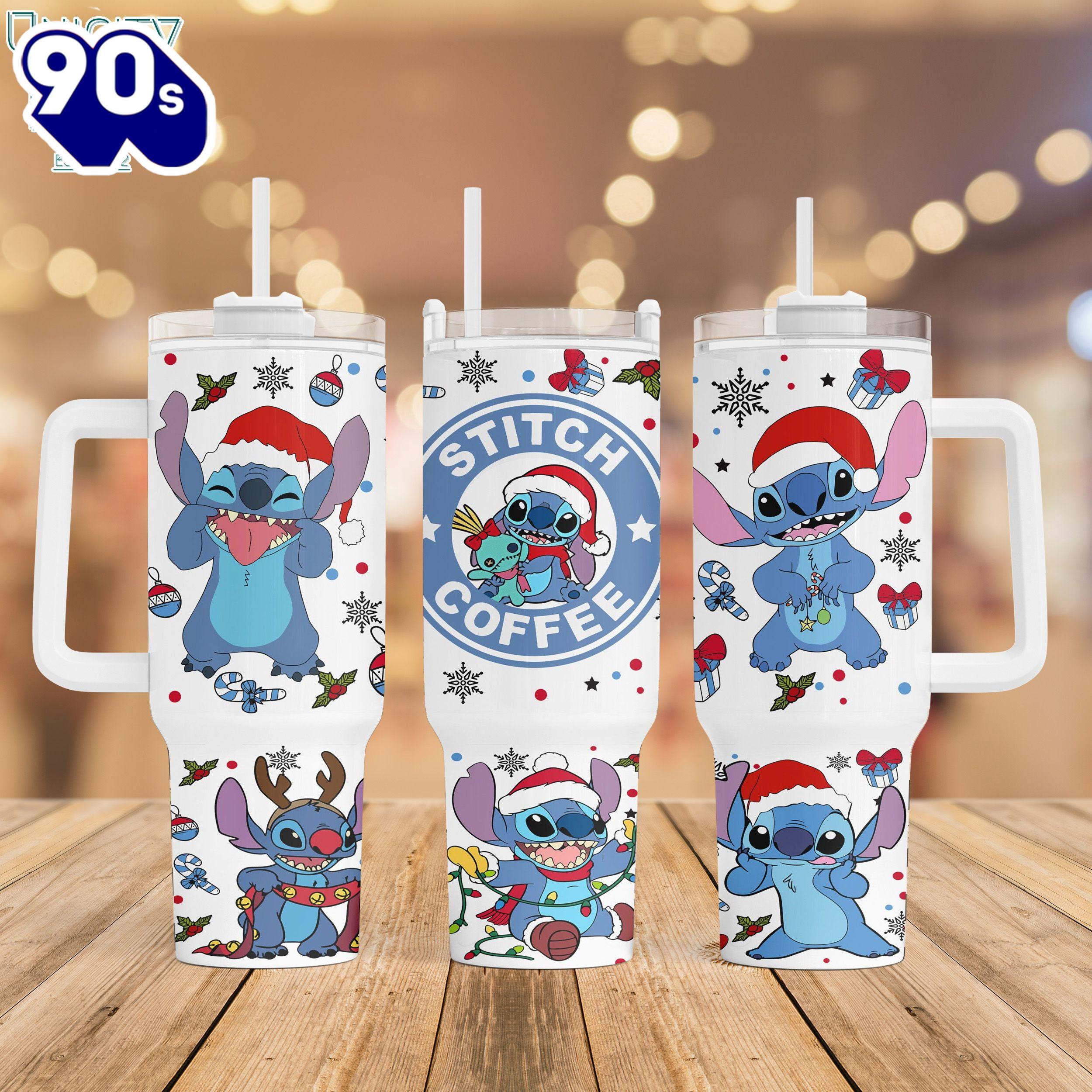 Stitch Movies Custom Stanley Quencher 40oz Stainless Steel Tumbler With Handle Stitch Movies Custom Stanley Quencher 40oz Stainless Steel Tumbler With Handle