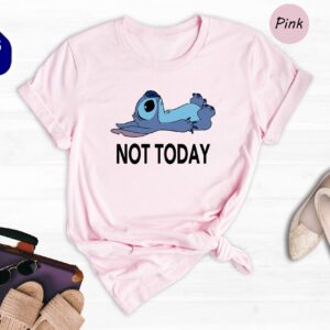 Stitch Not Today Shirt Disney…