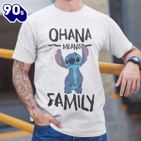 Stitch Ohana Means Family T-Shirt Disney Gift Summer