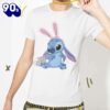 Stitch With Easter Bunny T-Shirt Disney Gift Summer
