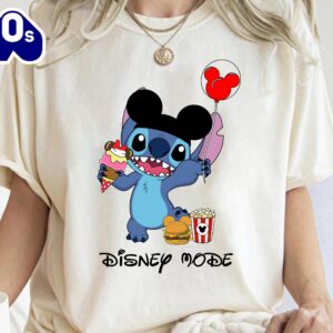 Stitch With Mickey Ear Balloon…