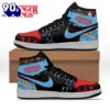 Gift Summer Stranger Things Nike Logo Design Air Jordan 1 High Top