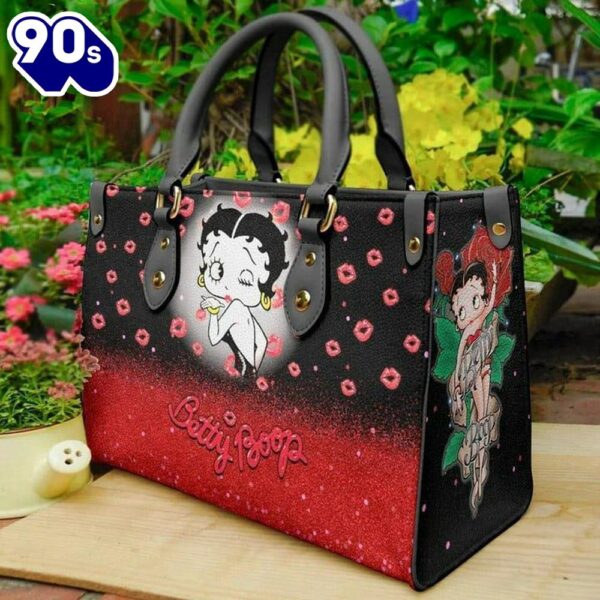 Stylish Betty Boop 2 Leather Handbag Gift for Women