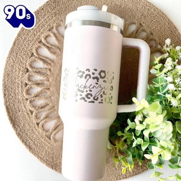 Stylish Custom Name 30oz Tumbler With Handle