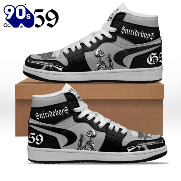 Gift Summer Suicideboy Skull Nike Logo Design Air Jordan 1 High Top