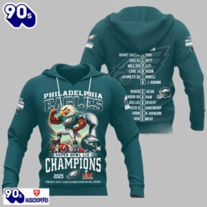 Super Bowl LIX Champions 2025 Eagles Shirt