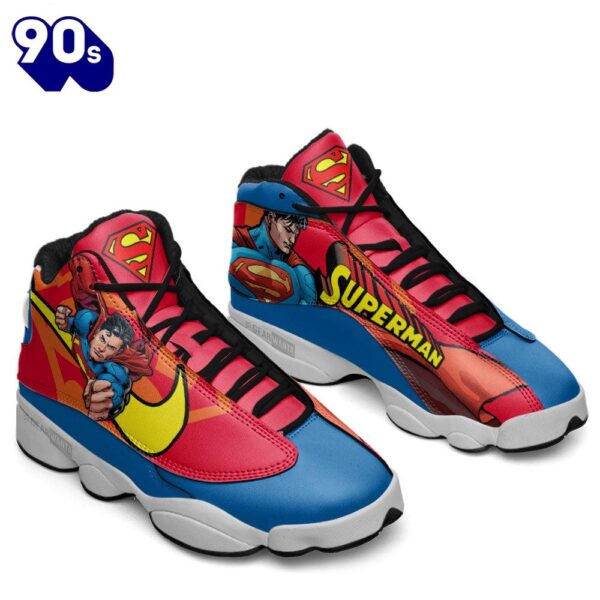 Superman Air Jordan 13 Sneakers Super Heroes Custom Shoes