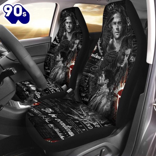 Supernatural 2PCS Car Seat Cover For Fans