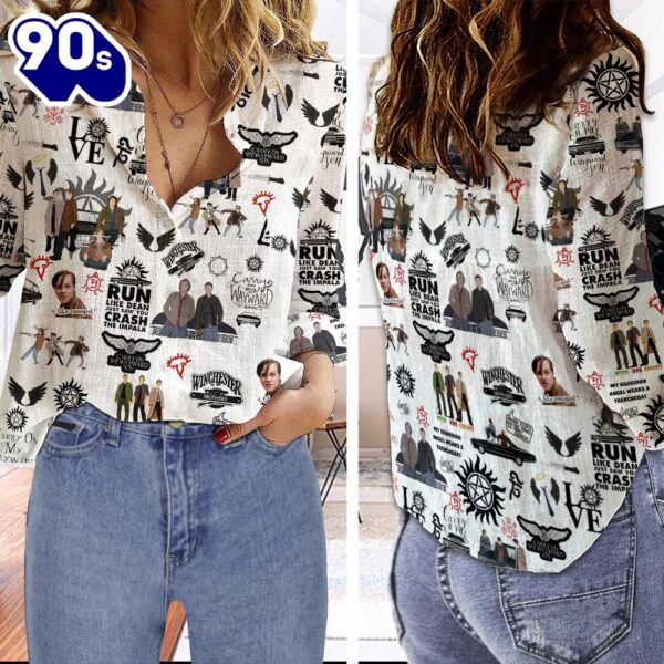 Supernatural 3D Linen Shirt For Fans Music