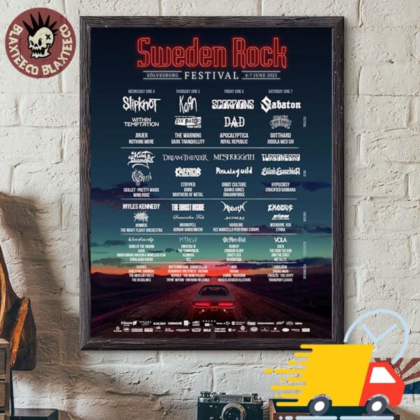 Sweden Rock Festival 2025 Lineup In Solvesborg On 4Canvas
