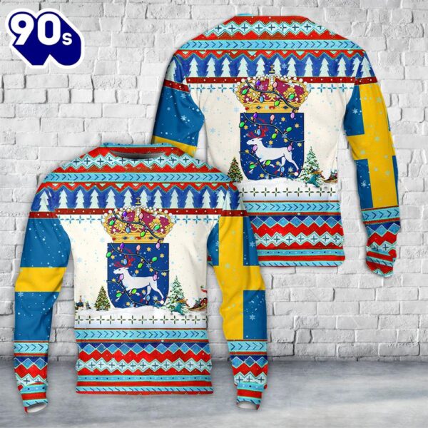 Swedish Army orrbottens Regemente I 19 Christmas Sweater