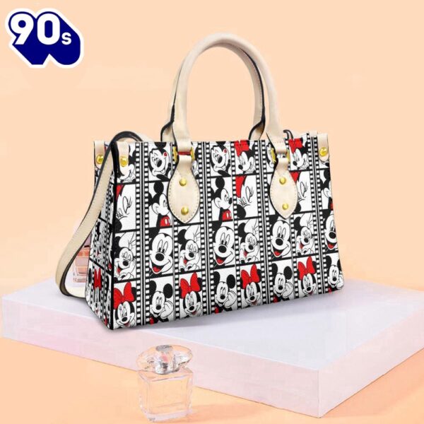 Sweet Love Of Mickey Couple Kiss Love Cartoon Disney Lady Handbag