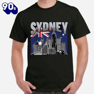 Sydney Australia Skyline Vintage Australian…