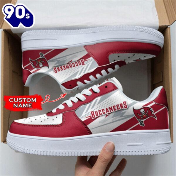 Tampa Bay Buccaneers NFL Personalized Air Force 1 Shoes