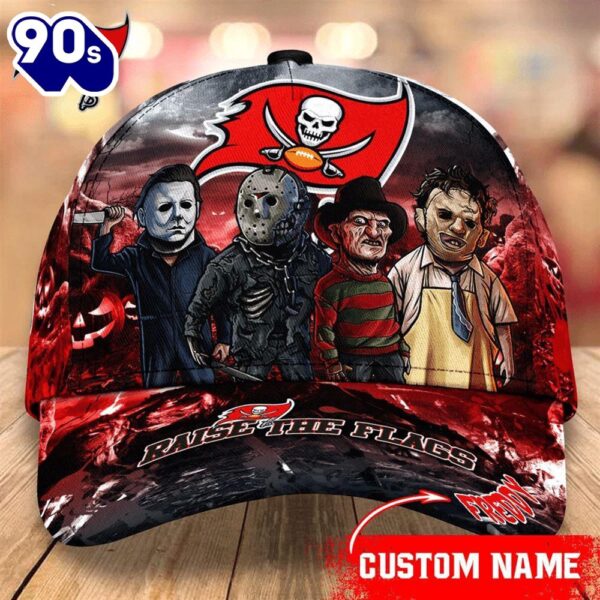 Tampa Bay Buccaneers  NFL Personalized Trending Cap Mixed Horror Movie Characters