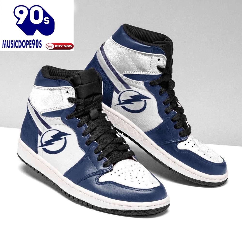 Tampa Bay Lightning Nhl Air Jordan Sneakers Team Custom Design Shoes Sport Eachstep Gift For Men And Women Tampa Bay Lightning Nhl Air Jordan Sneakers Team Custom Design Shoes Sport Eachstep Gift For Men And Women