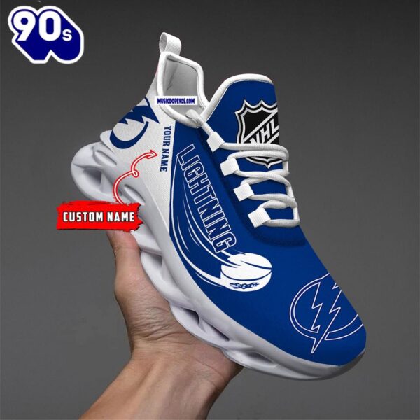 Tampa Bay Lightning Personalized NHL New Max Soul Shoes V1