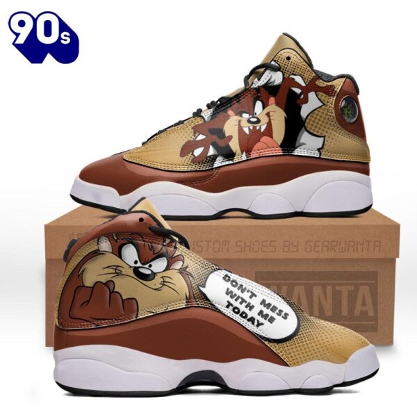 Tasmanian Air Jordan 13 Sneakers Custom Comic Style Shoes