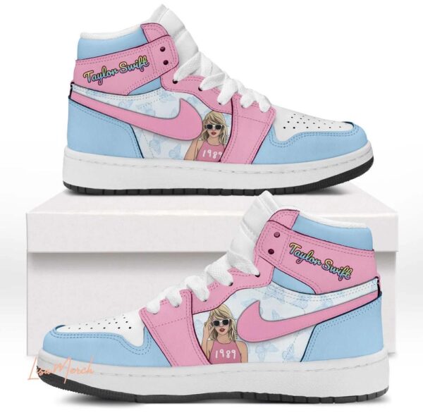 Taylor Swift 1989 Blue Pink Air Jordan 1 Sneakers AJ1 Shoes