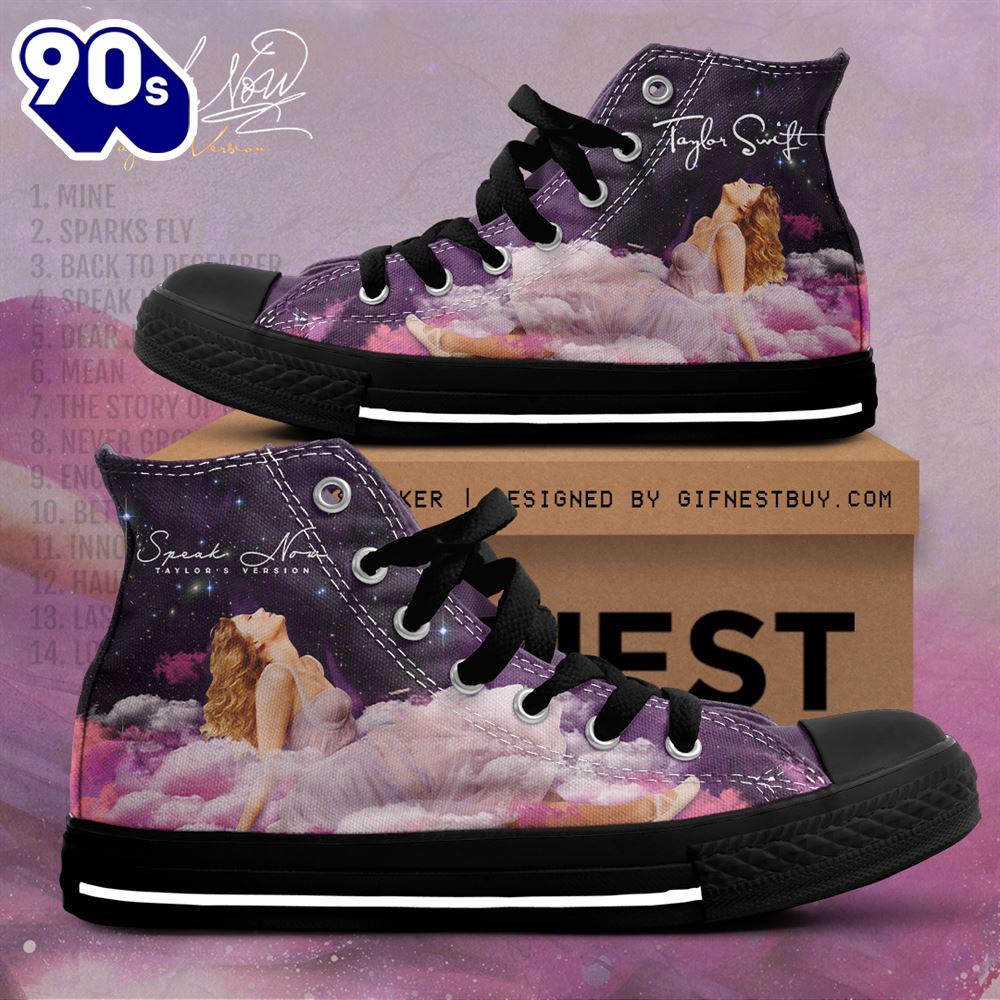 Taylor Swift Dreamlike, Swiftie,Taylor Swift High Top Canvas Shoes For Fans Taylor Swift Dreamlike, Swiftie,Taylor Swift High Top Canvas Shoes For Fans