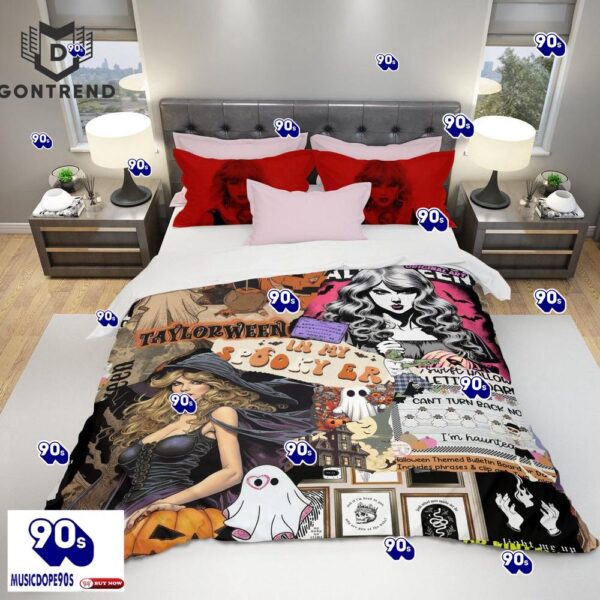 Taylor Swift In My Spooky Era Halloween Bedding Set