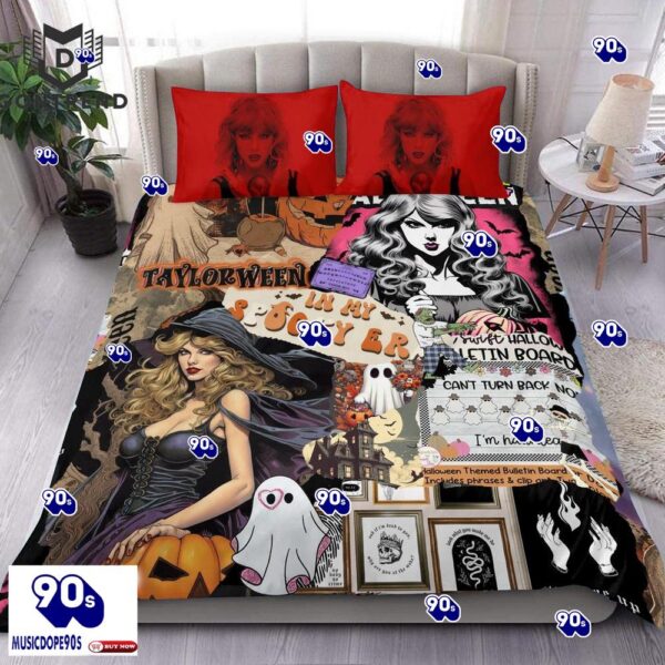 Taylor Swift In My Spooky Era Halloween Bedding Set