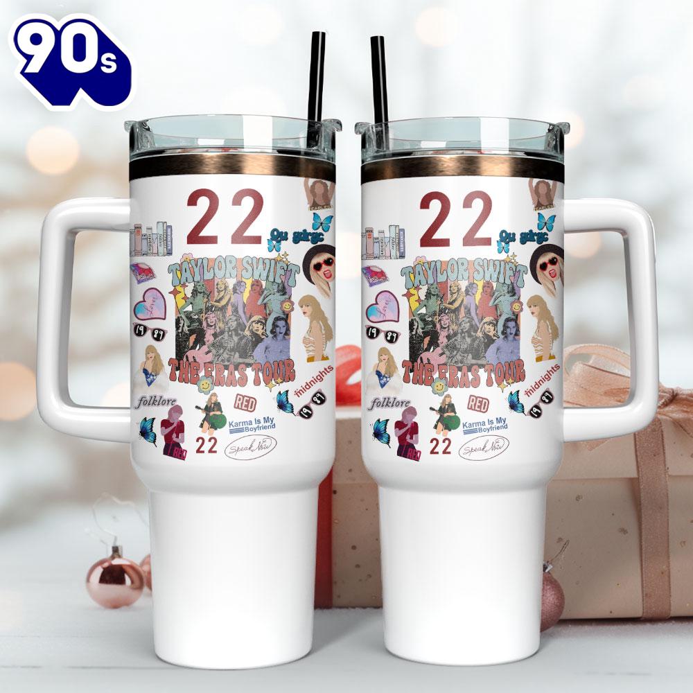Taylor Swift Music Custom Stanley Quencher 40oz Stainless Steel Tumbler For Fans Taylor Swift Music Custom Stanley Quencher 40oz Stainless Steel Tumbler For Fans
