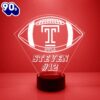 Temple University Owls Football Led Sports Fan Lamp Custom Light Gift Christmas