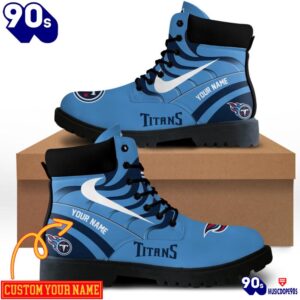 Tennessee Titans Custom Boots Shoes Idea Gift For Fan