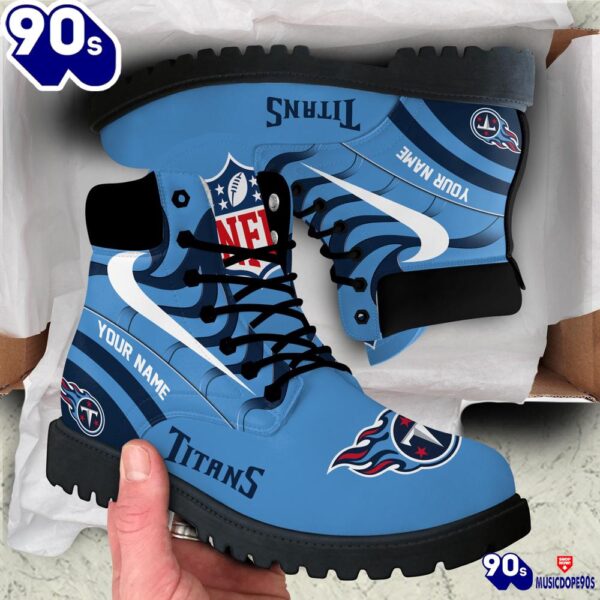 Tennessee Titans Custom Boots Shoes Idea Gift For Fan