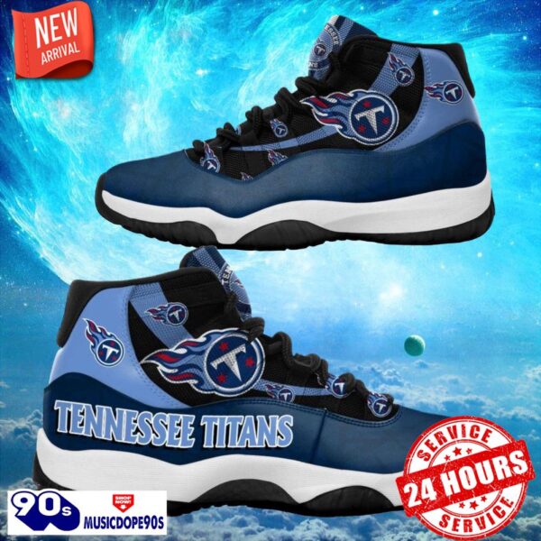 Tennessee Titans NFL Air Jordan 11 Sneakers Shoes Gift For Fans