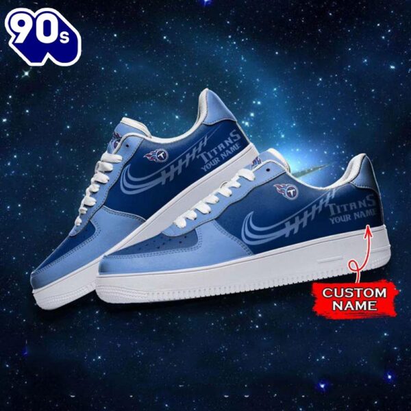 Tennessee Titans NFL Personalized Air Force Sneaker