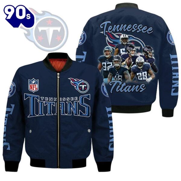 Tennessee Titans Players Nfl Bomber Jacket  Gift For Christmas