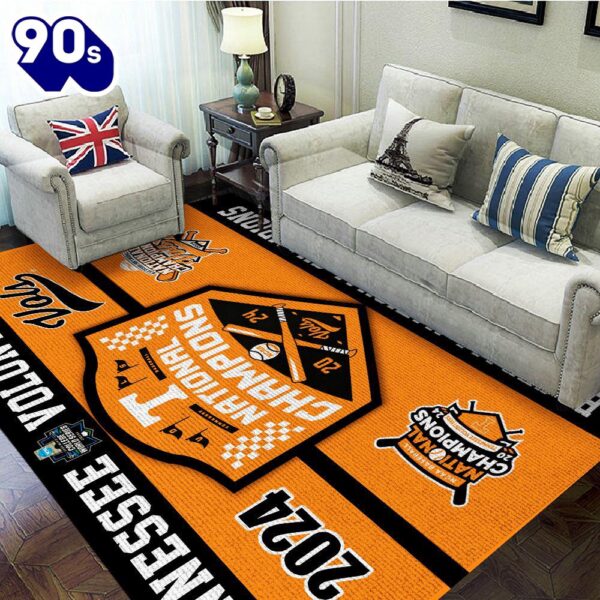 Merry Christmas  Tennessee Volunteers Baseball Rectangular Rug Christmas For Fans