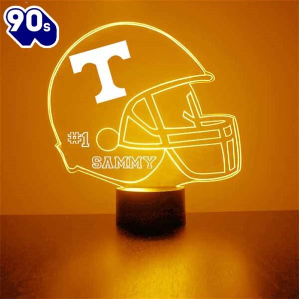 Tennessee Volunteers Helmet Led Light Sports Fan Lamp Custom Light Gift Christmas