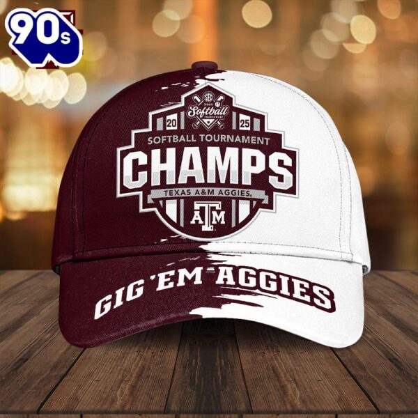 Texas A&ampM Aggies Women’s Softball Classic 3D Cap Style