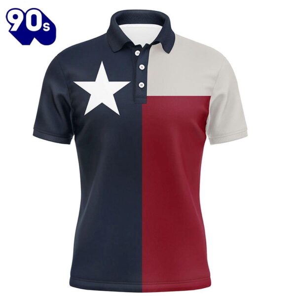 Texas Flag Polo Shirt  Gift Christmas
