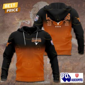 Texas Longhorns Chick Fil A Peach Bowl Champions 2025 Hoodie