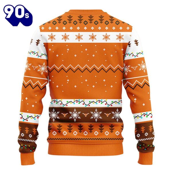 Texas Longhorns Hohoho Mickey Christmas Ugly Sweater  Gift Christmas