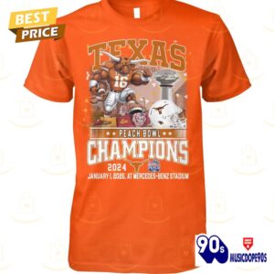 Texas Longhorns Peach Bowl Champions Unisex T-Shirt