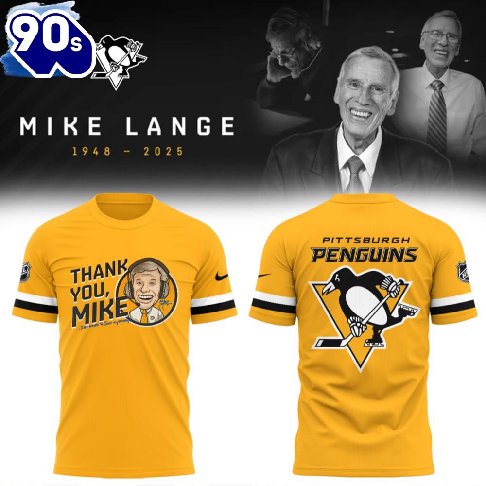 Thank You Mike Pittsburgh Penguins Limited Edition 3d T-Shirt Thank You Mike Pittsburgh Penguins Limited Edition 3d T-Shirt