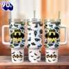 The Batman Movie Custom Stanley Quencher 40oz Stainless Steel Tumbler  For Fans
