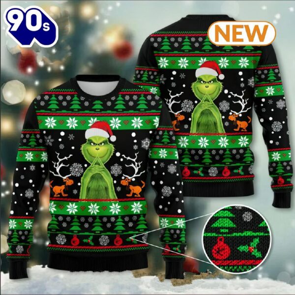 The Grinch 3D Ugly Sweater