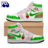 Gift Summer The Grinch Valentine Pink Green Nike Logo Design Air Joran 1 High Top