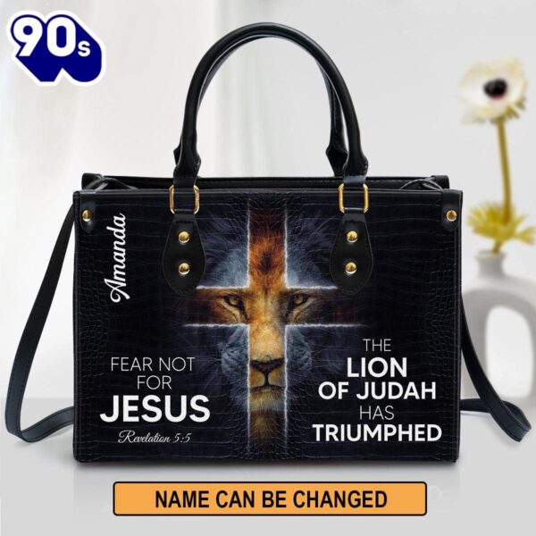 The Lion Of Judah Has Triumphed Leather Bag , Christian Bags  Gift For Women Christmas