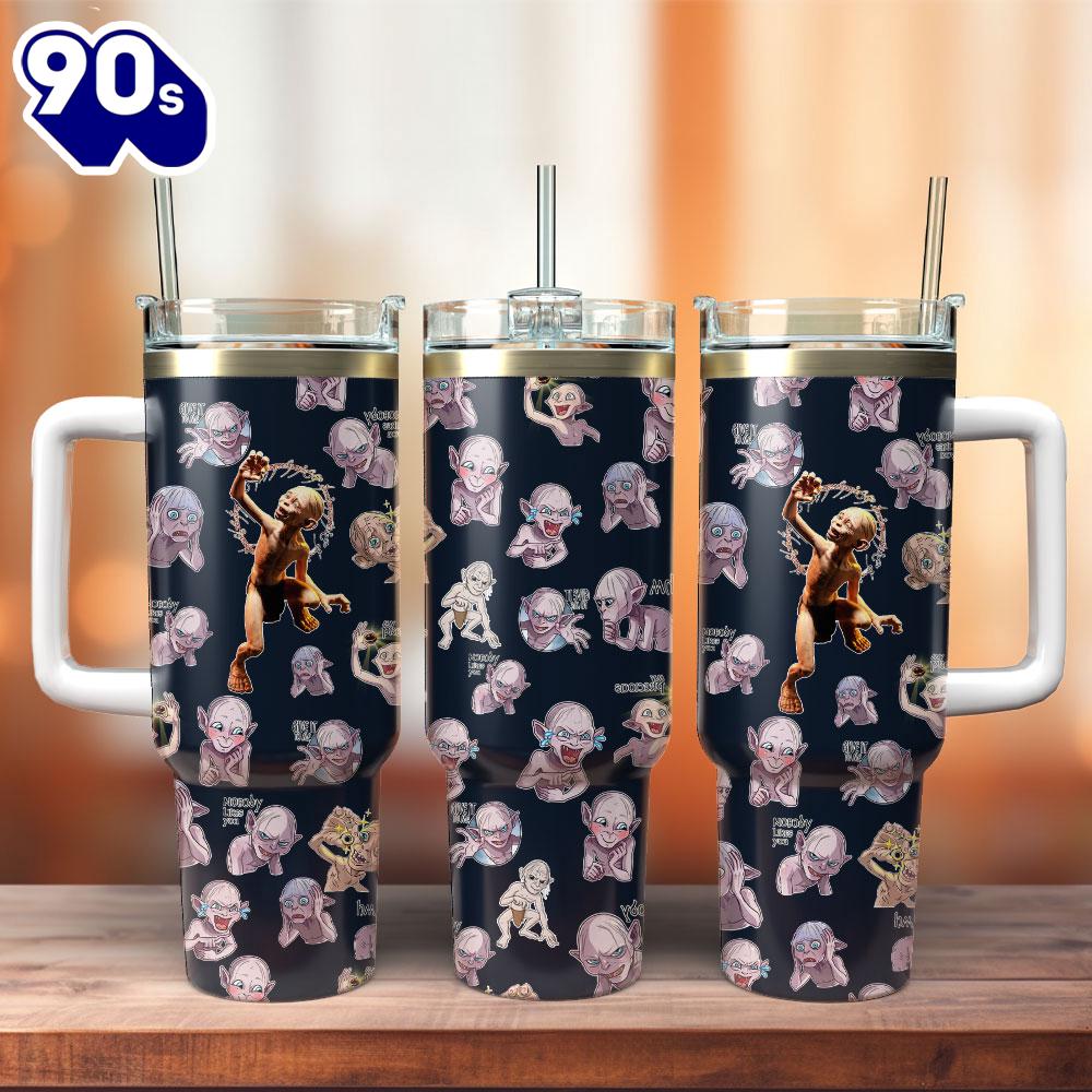 The Lord Of The Rings Movie Custom Stanley Quencher 40oz Stainless Steel Tumbler With Handle For Fans The Lord Of The Rings Movie Custom Stanley Quencher 40oz Stainless Steel Tumbler With Handle For Fans