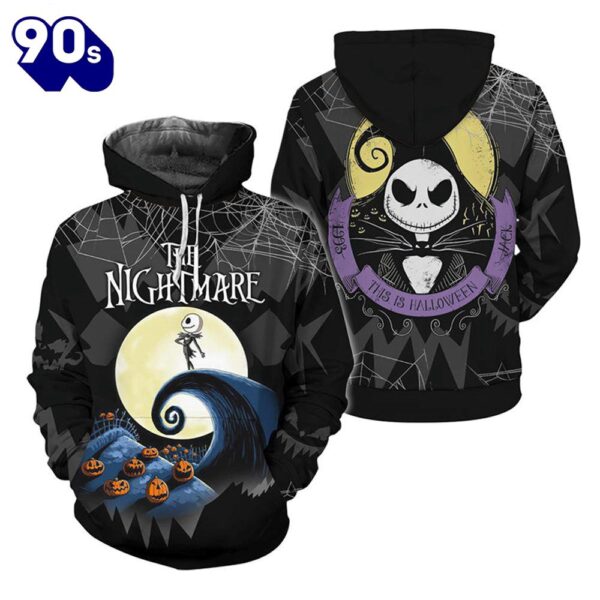 Merry Christmas  The Nightmare 1993 This Is Halloween Hoodie