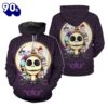 Merry Christmas  The Nightmare Before Christmas Characters Purple Hoodie & Zip Hoodie