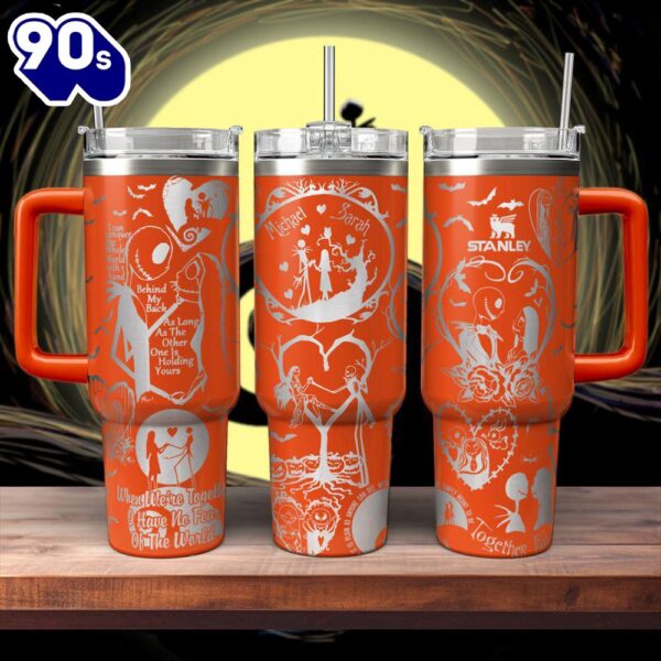 The Nightmare Before Christmas Movies Custom Stanley Cup 40 oz Tumbler With Handle  12